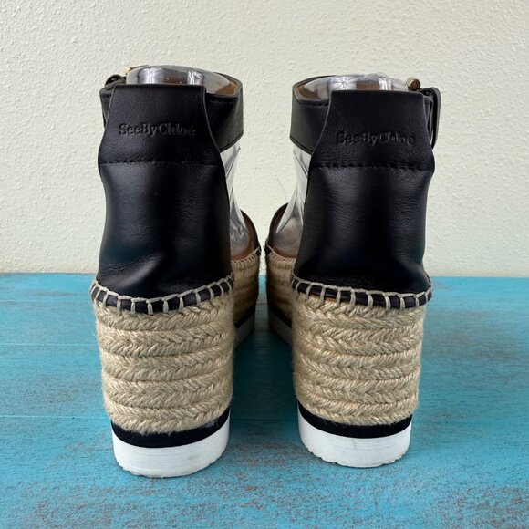 See by Chloe Glyn Espadrille Platform Sandal Women's Size 6 - Picture 6 of 11